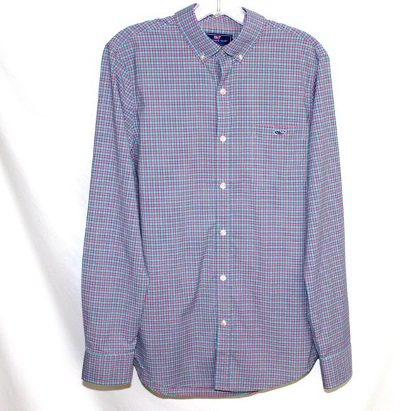 Vinyard Vines NEW Slim Fit Tucker Quick Dry Teton Mens Small Shirt - Picture 7 of 7